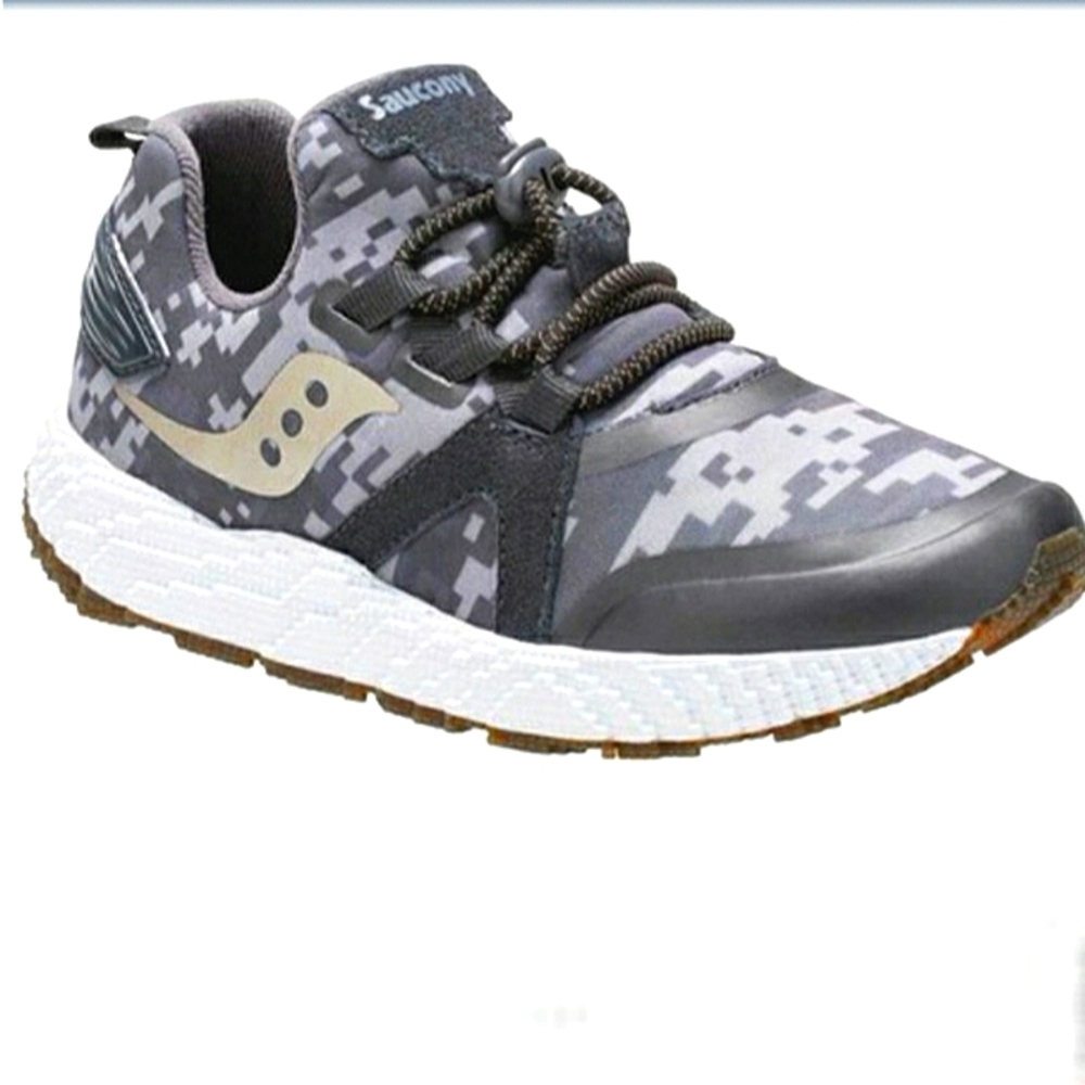 NWT Boys SAUCONY S-VOXEL 9000 Sneakers 11XW- Grey